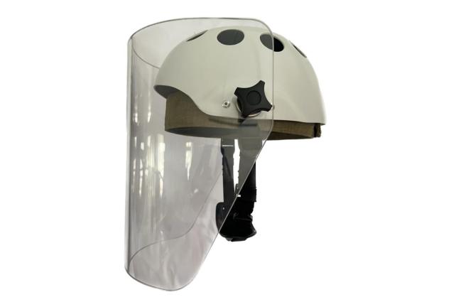 Lightweight Demining Helmet & Visor